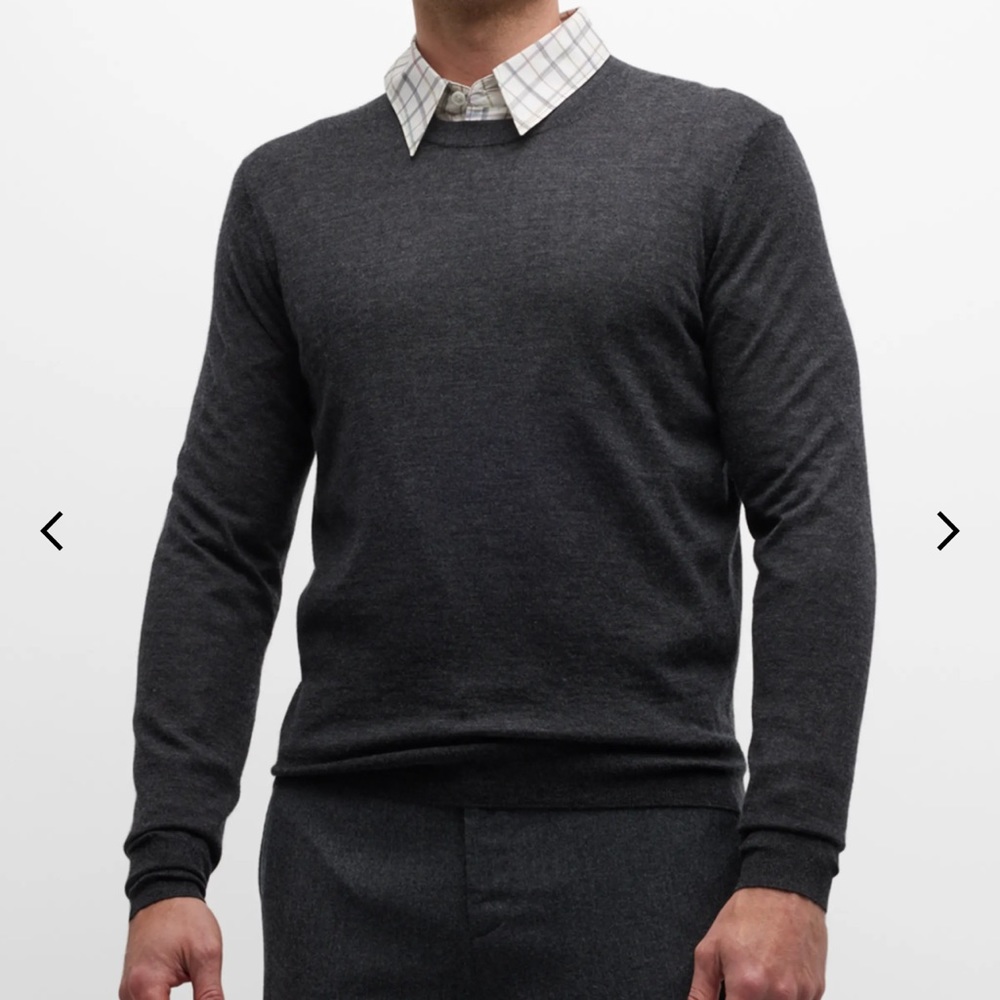 Neumann Marcus-brand new- men’s long sleeve cashmere and silk